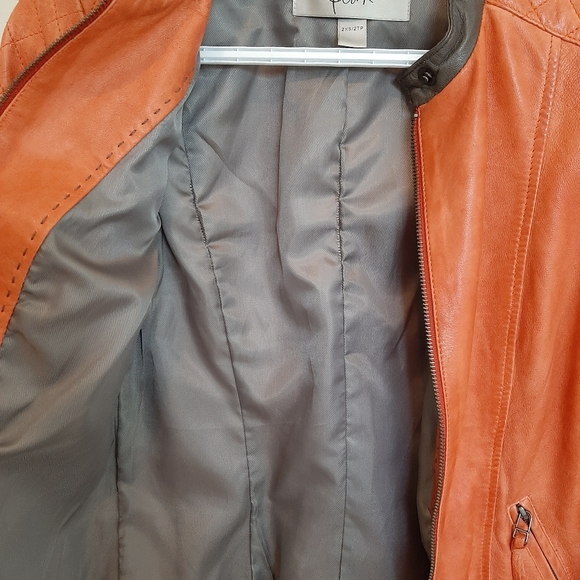 Blink by Danier gorgeous tangerine leather 🧡🍊 - Picture 3 of 8